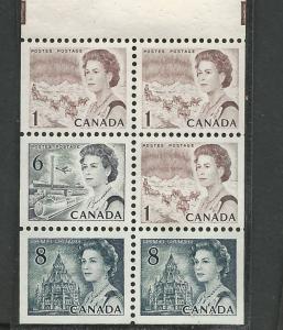 Canada # 544a Complete Booklet- Mail Delivery 1923 cover (1) Mint NH