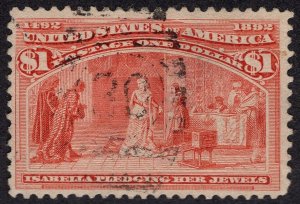 Scott #241  VF  Used.