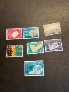 Switzerland Stamp #9o10-6 never hinged