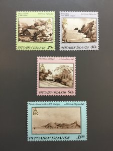 Pitcairn Is. 291-294 F-VF MH. Scott $ 6.65