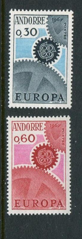 French Andorra #174-5 Mint