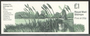 FH18 1989 Wicken Fen Mills Series #1 - Folded Booklet Cyl B8