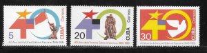 Cuba 2796-2799 400th End of WWII set MNH