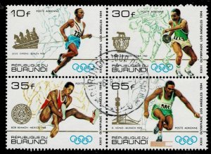 Burundi 1984 Olympics Used