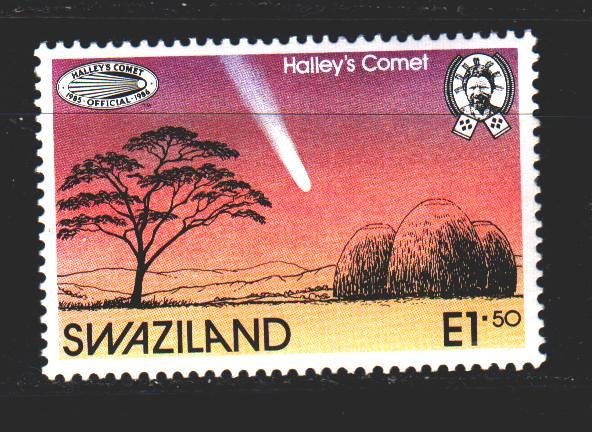 Swaziland. 1986. 498. Comet Halley, space. MNH.