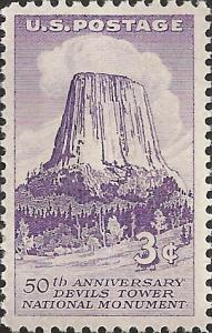 # 1084 MINT NEVER HINGED DEVIL'S TOWER