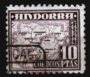 Andorra - Spanish Used Scott 49