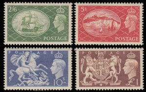 Great Britain #286-289 Mint