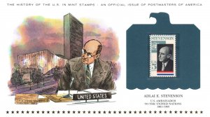 THE HISTORY OF THE U.S. IN MINT STAMPS ADLAI E. STEVENSON