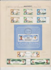 Montserrat Used Stamp Collection