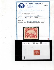 24c US Postage Airmail Stamp with a PF Cert VF C6 MNH