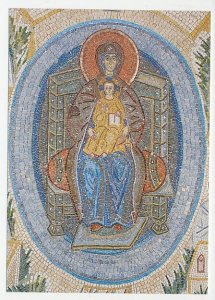 Postal stationery Vatican 2001 Mosaic - Mother of the Redeemer