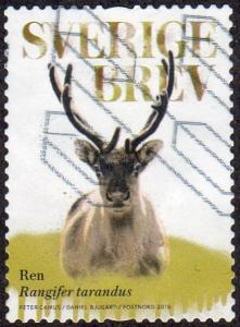 Sweden 2786c - Used - (6.50k) Caribou / Reindeer (2016) (cv $1.45)