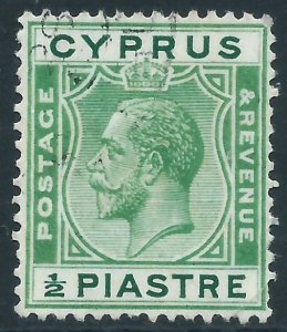 Cyprus, Sc #91, 1/2pi Used