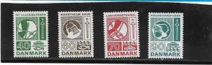 Denmark  Scott#  509-12  MNH