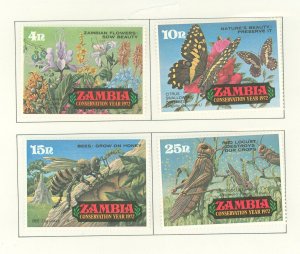 Zambia #86-89 Unused Single (Complete Set)