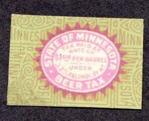 Minnesota State Revenue, Beer Bottles, SRS # BT2, MNH, Lot 200559 -02
