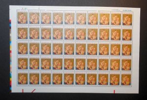 1991 Christmas Madonna Romano Sc 2578 29c mint sheet of 50 MNH -Typical