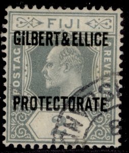 GILBERT AND ELLICE ISLANDS GV SG3, 2d grey, FINE USED. Cat £18.