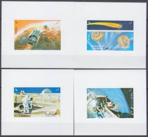 1972 Sharjah 982/Bb,983-986/Bb Lux Apollo 16 moon landing 20,00 €