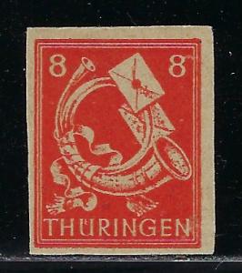 DDR under russian occupation Scott # 16N5, mint nh, variation imperf