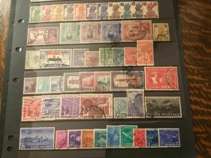 ICOLLECTZONE India Collection 1937//81 VF Used CV $150_