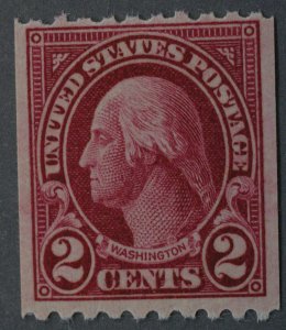 United States #606 2 Cent Washington Coil MNH