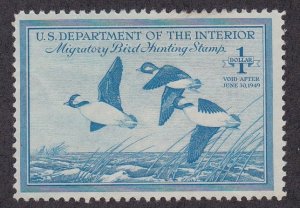 United States # RW15, Migratory Bird Hunting Stamp, mint light hinged, 1/3 Cat.