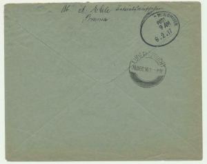 SOUTH WEST AFRICA 1916 CENSOR COVER, SCARCE KOLMANSKOP CDS TO WINDHK (SEE BELOW)