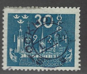 Sweden SC#202a Used F-VF SCV$52.50...Worthy of a close look!!