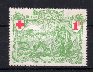 1d RED CROSS STAMP WITHOUT GUM 