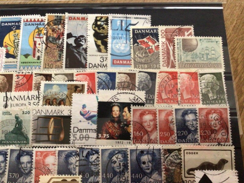 Denmark mounted mint or used stamps  A12350