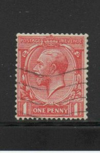 GREAT BRITAIN #160 1912 1p KING GEORGE V F-VF USED