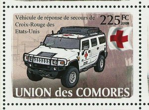 Medical Transportation Stamp Ambulance Red Cross S/S MNH #1855-1860