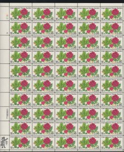 US 2014 20c International Peace Garden Mint Stamp Sheet OG NH