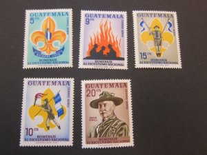 Guatemala 1966 Sc C328-32 set MNH
