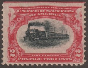 EDSROOM-19148 US 295 MNH 1901 Pan Am Straight Edge Top of Sheet CV$37.50
