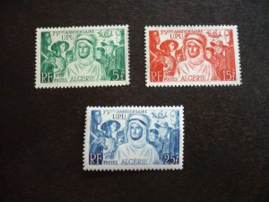 Stamps - Algeria - Scott# 226-228 - Mint Hinged Set of 3 Stamps