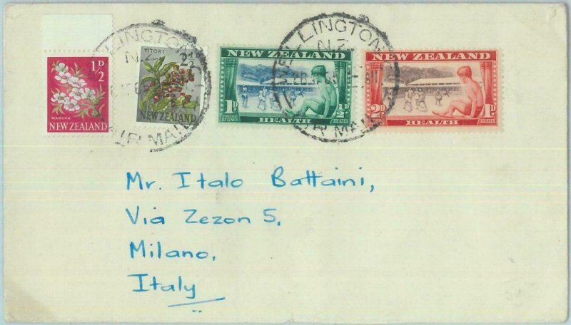 83402 - NEW ZEALAND  - Postal History - COVER to ITALY - 1955