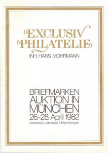 Exclusiv:    Exclusiv Philatelie, Mohrmann April 26-28, 1982