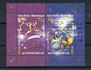 MONTENEGRO - 2009 - EUROPA - ASTRONOMY - M/S -