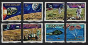 Cook Is. Space Apollo Moon Exploration Flights 8v 1972 MNH SG#383-390