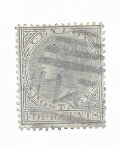 Ceylon #64 Used - Stamp - CAT VALUE $1.60