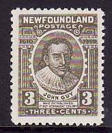 Newfoundland-Sc#89- id12-unused NH 13c brown olive John Guy-1910-any rainbow col