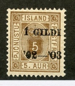 Iceland, Scott #22, Unused, Hinged