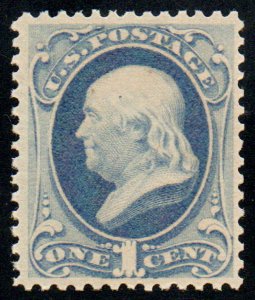 USA #182 VF OG NH, eye popping color!