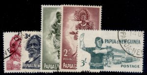 AUSTRALIA - Papua New Guinea QEII SG28-32, 1961-62 complete set, VERY FINE USED.