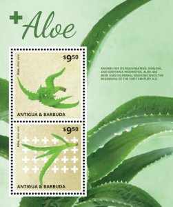 Antigua and Barbuda - 2014 Aloe Souvenir Sheet II - MNH