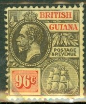 EL: British Guiana 188 used CV $65