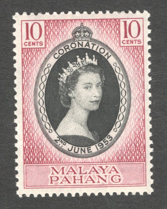 Malaya - Pahang, Scott #71  XF, Unused, Coronation Issue  ...... 4830082